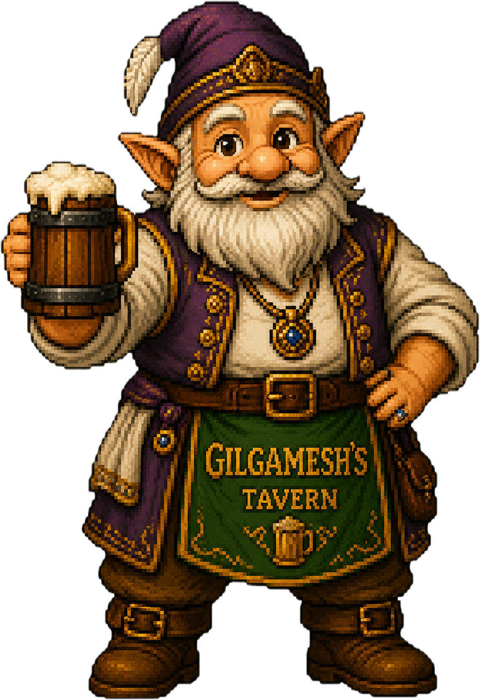 Gilgamesh, owner of the tavern